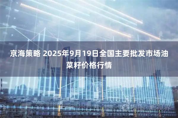 京海策略 2025年9月19日全国主要批发市场油菜籽价格行情
