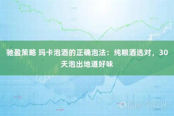 驰盈策略 玛卡泡酒的正确泡法：纯粮酒选对，30天泡出地道好味